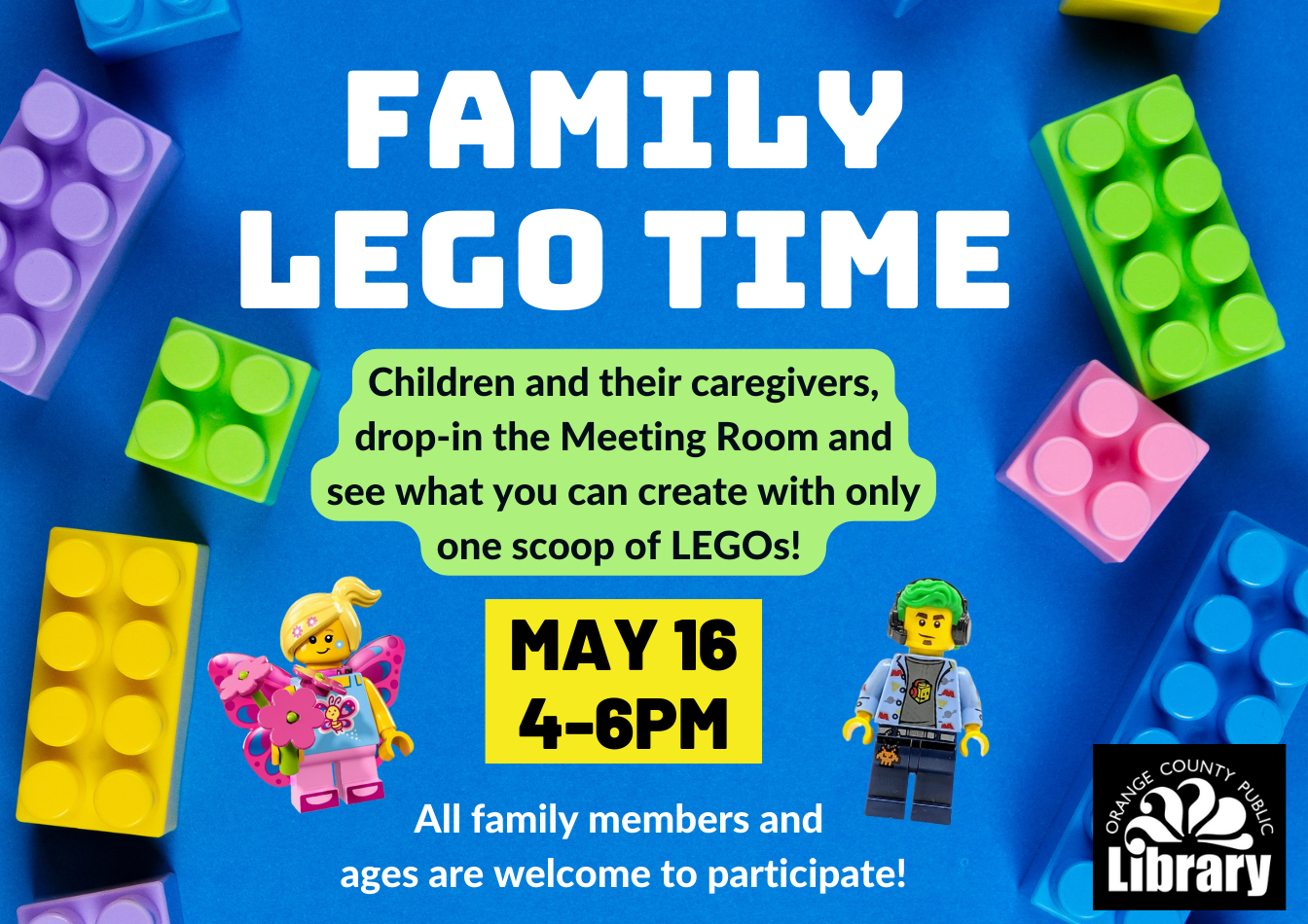 Family LEGO Time Orange County Public Library